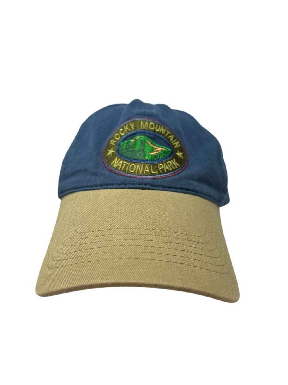 Rocky Mountain National Park Strapback Long Bill Baseball Hat Cap Dad US Retro